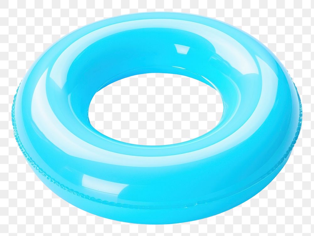 PNG Swimming ring inflatable turquoise bathroom. AI generated Image by rawpixel.
