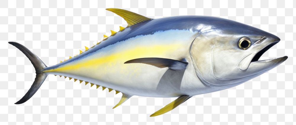 PNG A yellowfin tuna animal shark fish. AI generated Image by rawpixel.