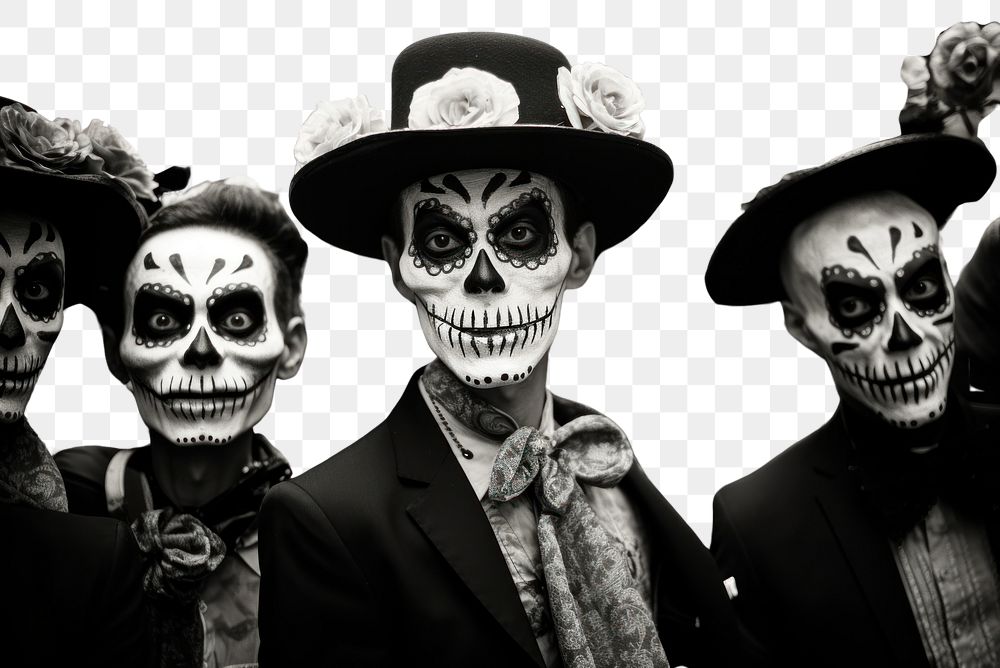 PNG Mexican People halloween festival adult. AI generated Image by rawpixel.