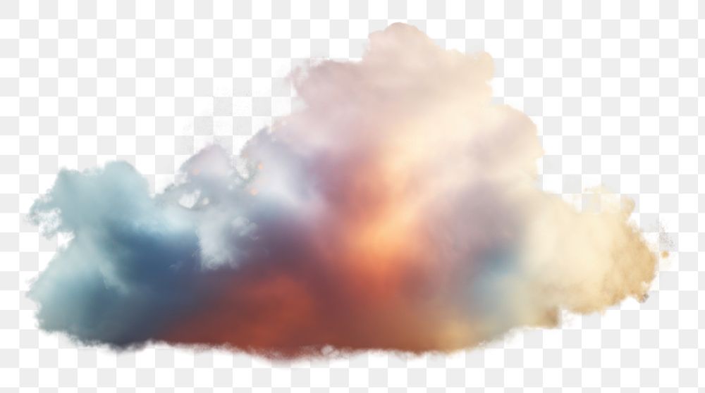 PNG Small white cloud fog sky fireworks astronomy. AI generated Image by rawpixel.