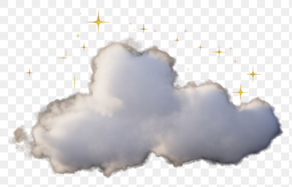 PNG Small white cloud fog sky astronomy outdoors. AI generated Image by rawpixel.