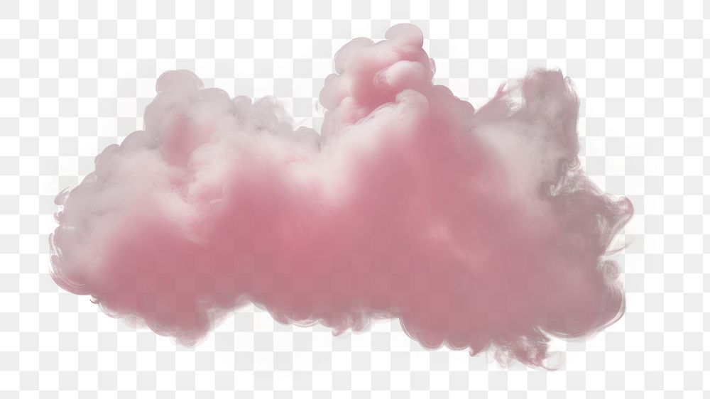 PNG Small cloud smoke pink sky. AI generated Image by rawpixel.