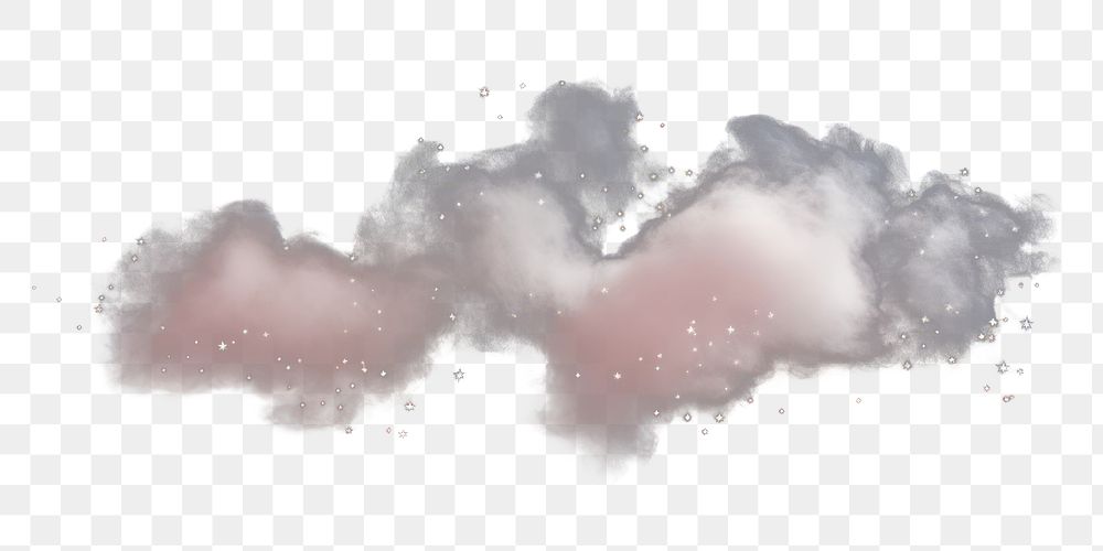 PNG Small pastel pink cloud fog backgrounds fireworks astronomy. AI generated Image by rawpixel.