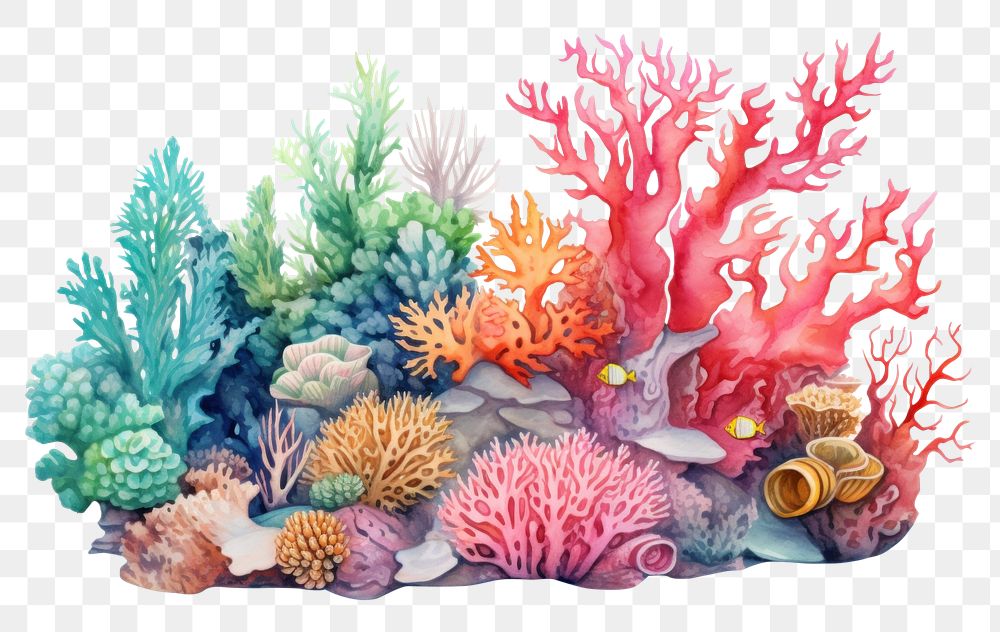 PNG Coral reef outdoors nature water. AI generated Image by rawpixel.