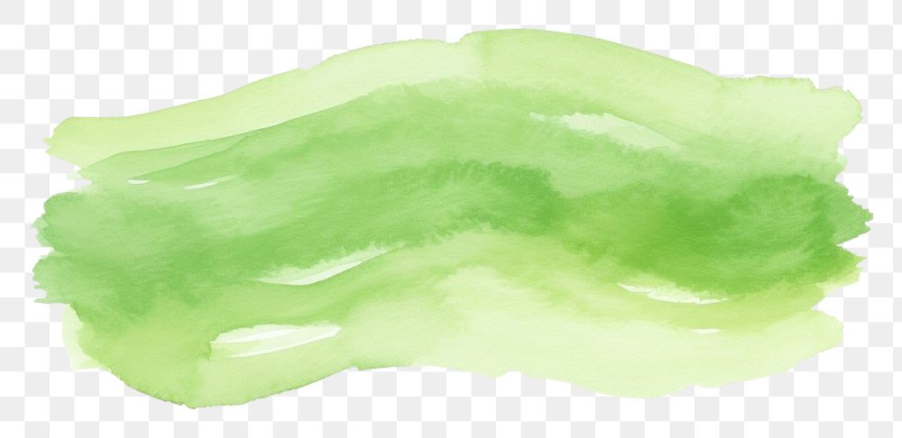 PNG Green wave brush backgrounds paint white background. AI generated Image by rawpixel.