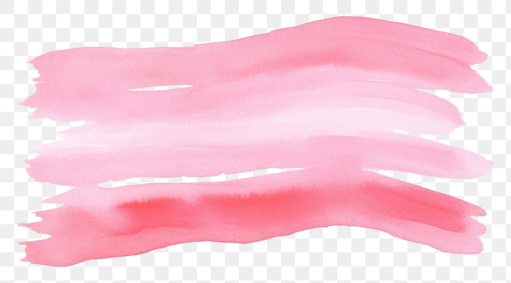 PNG Pink wave brush backgrounds paint paper. AI generated Image by rawpixel.