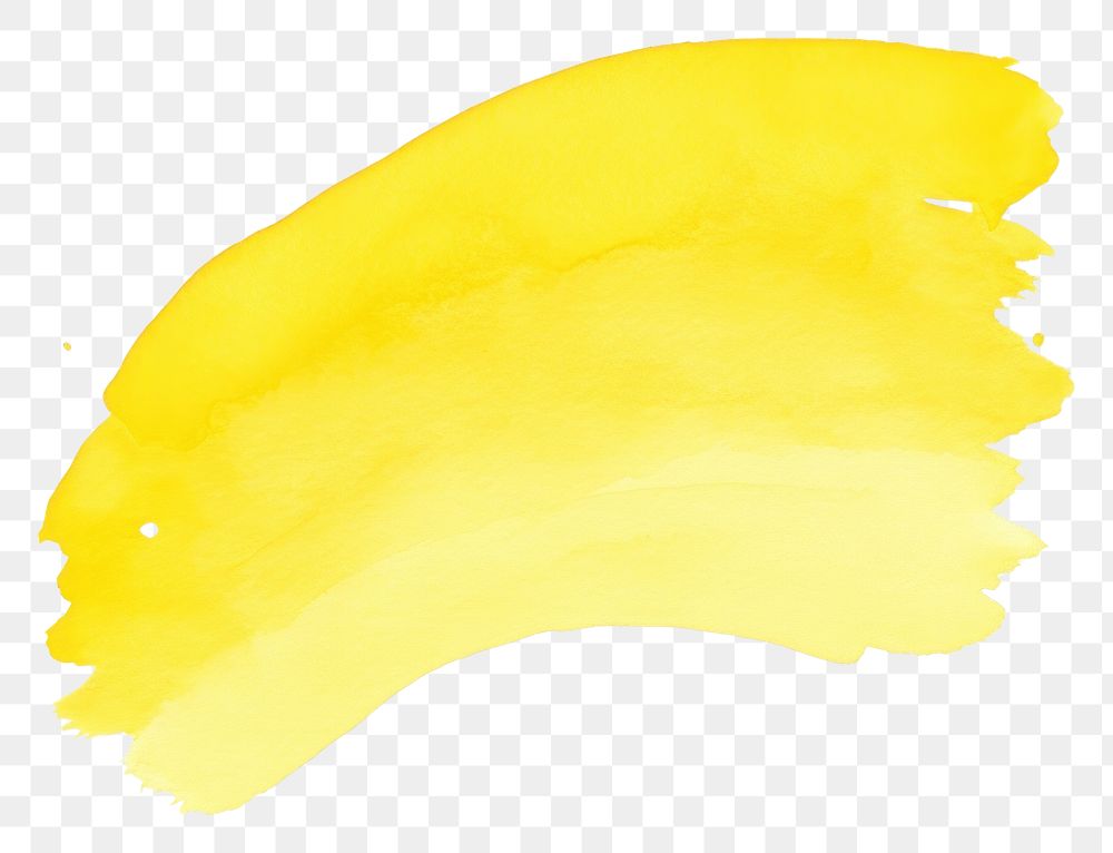 PNG Yellow wave brush backgrounds paint white background. 