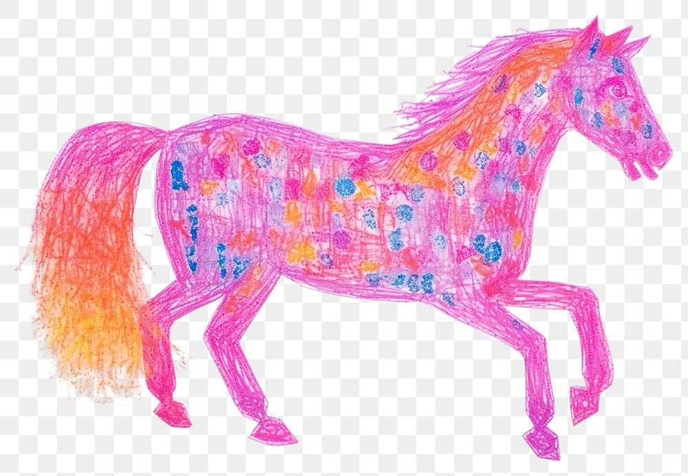 PNG Horse art drawing animal. AI generated Image by rawpixel.