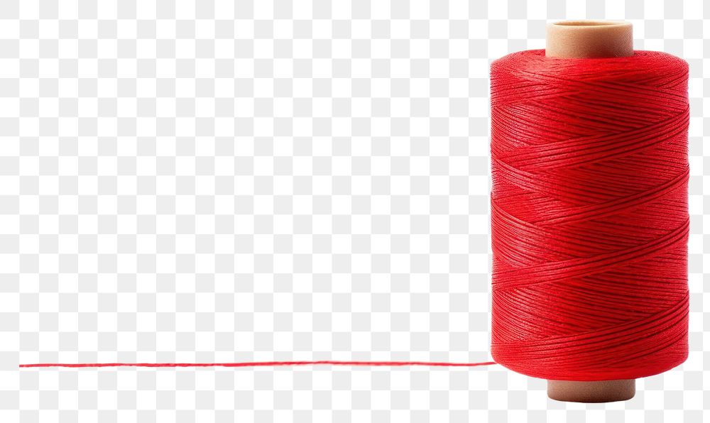 PNG  Red thread red white background material