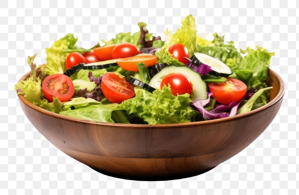 PNG Healthy food salad bowl vegetable. 