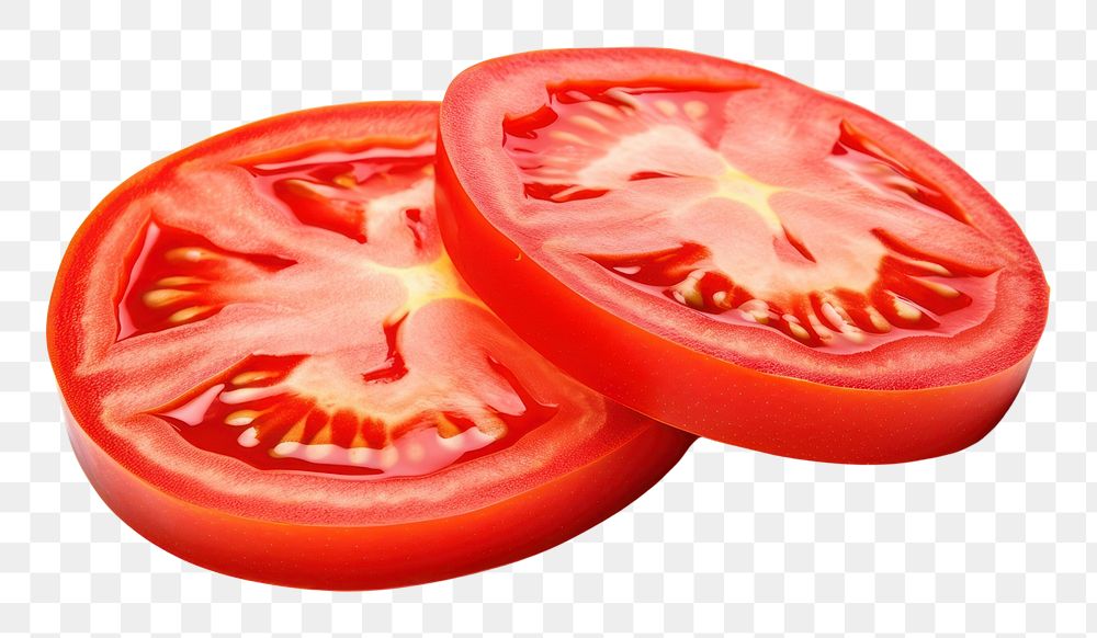 PNG Tomato vegetable sliced plant. AI generated Image by rawpixel.