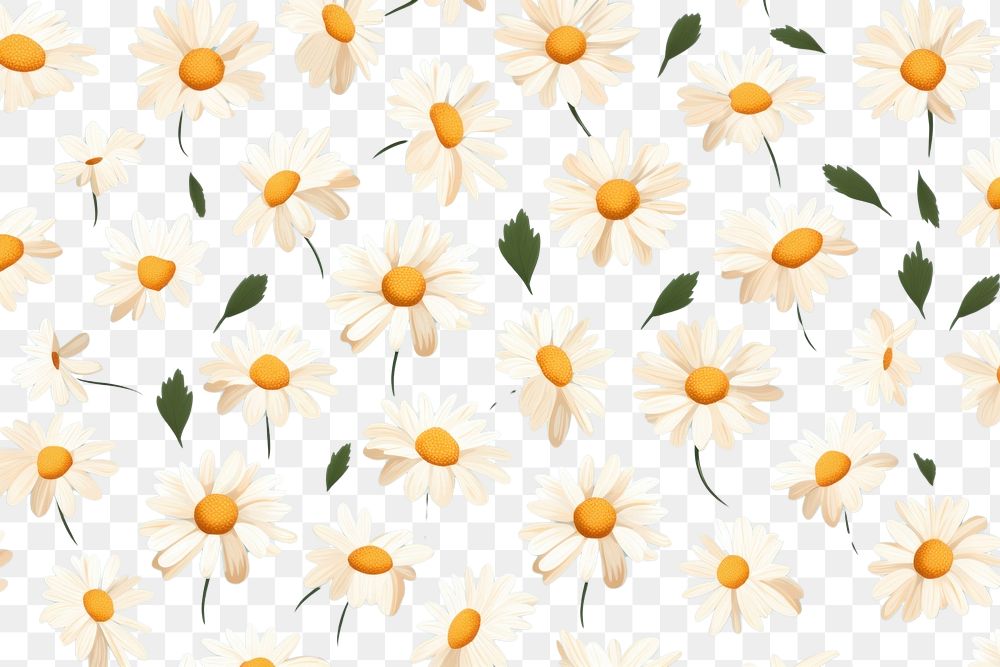 PNG Daisy pattern flower petal. AI generated Image by rawpixel.