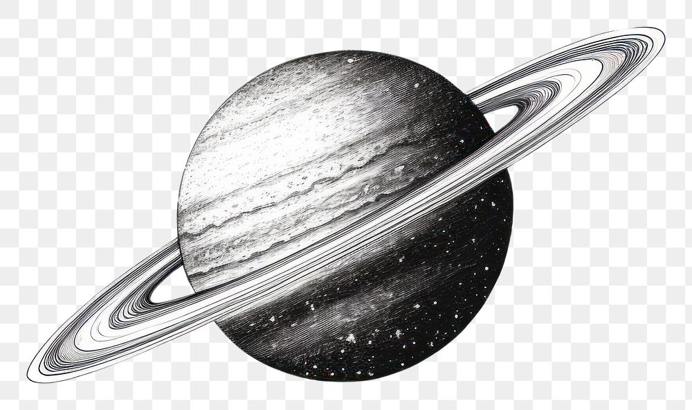 PNG  Saturn planet space white background. AI generated Image by rawpixel.