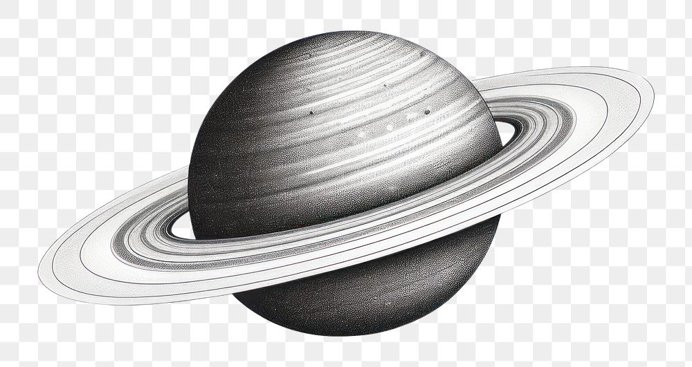 PNG  Saturn planet space white background. AI generated Image by rawpixel.