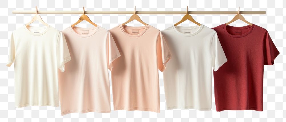 PNG  T-Shirts on Clothes Line t-shirt sleeve blouse. AI generated Image by rawpixel.