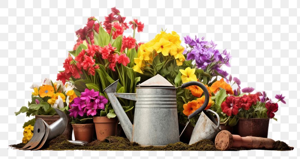 PNG Gardening Equipment and flowers garden gardening outdoors