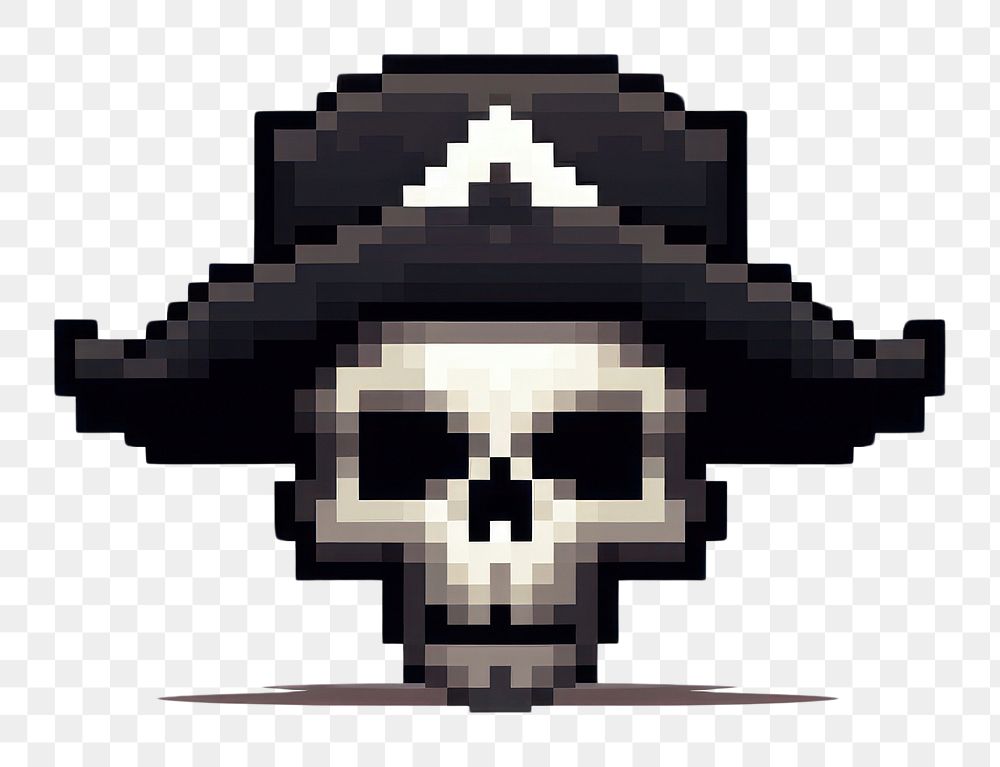 PNG Black bones skeleton pirate hat white background. AI generated Image by rawpixel.