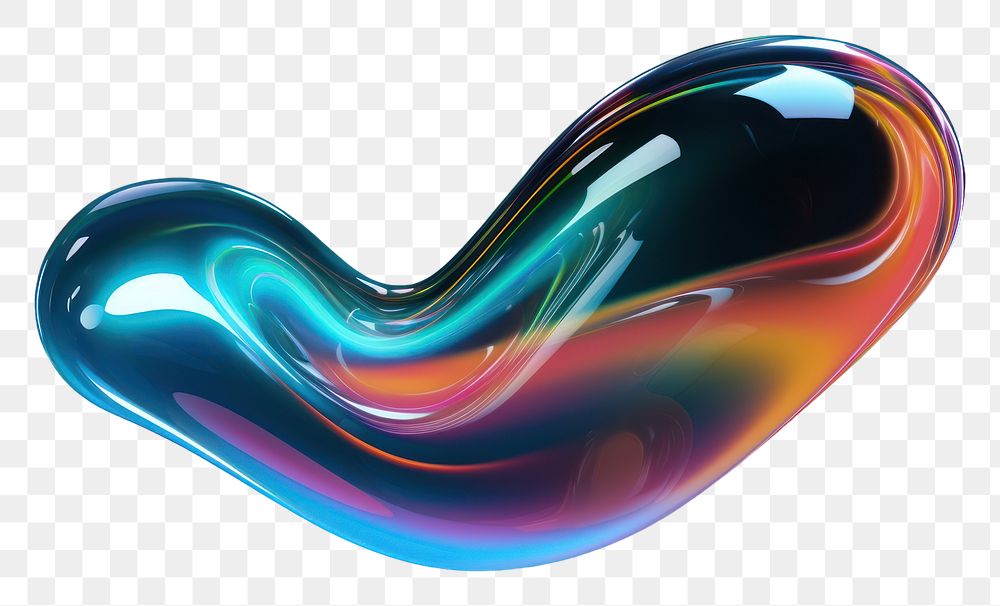 PNG Glass liquid blob graphics shape black background