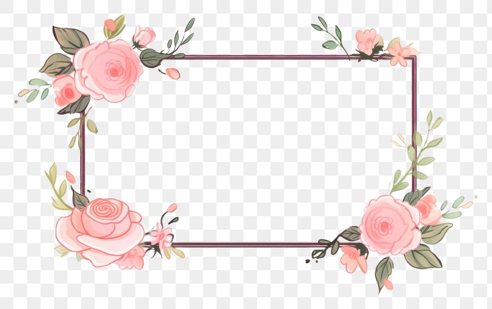 PNG Pink roses pattern flower plant. AI generated Image by rawpixel.