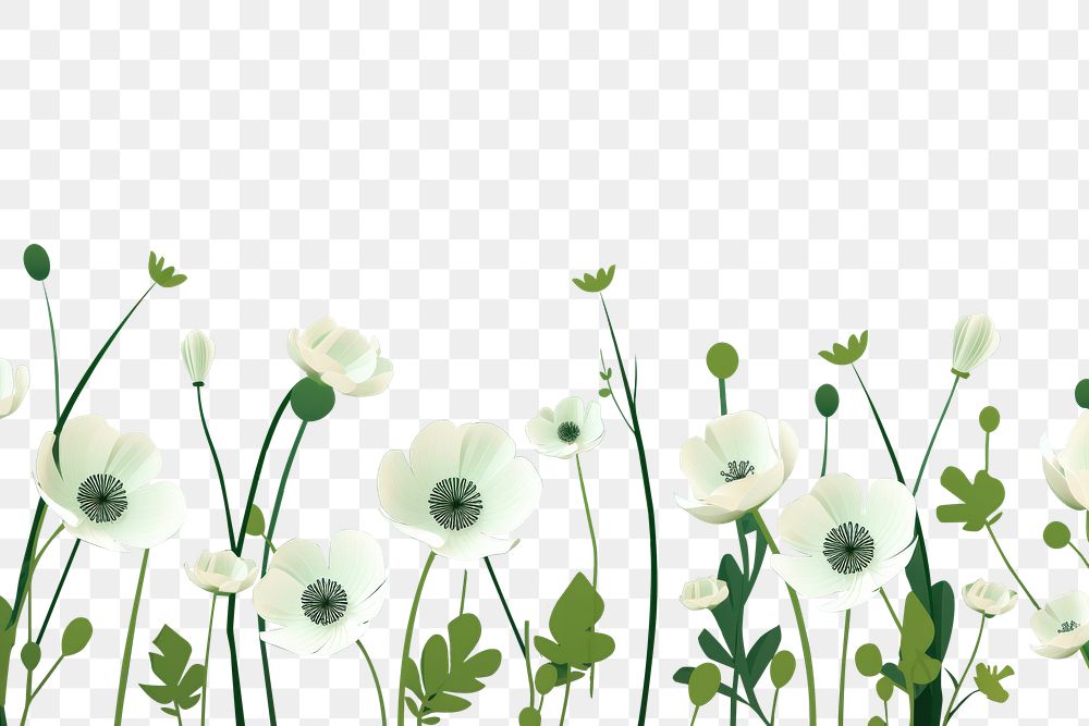 PNG Green background flower backgrounds outdoors. AI generated Image by rawpixel.