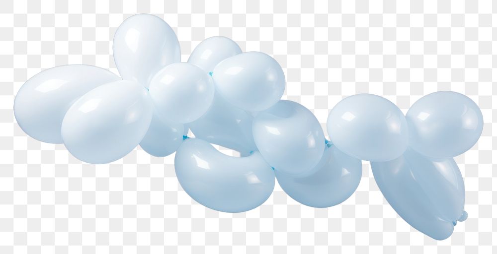 PNG  Balloon twisting gray background celebration decoration. AI generated Image by rawpixel.
