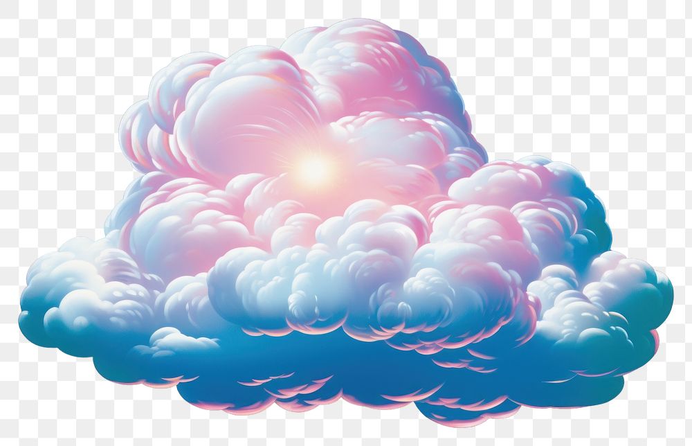 PNG A Cloud isolated on clear solid background nature cloud light. 