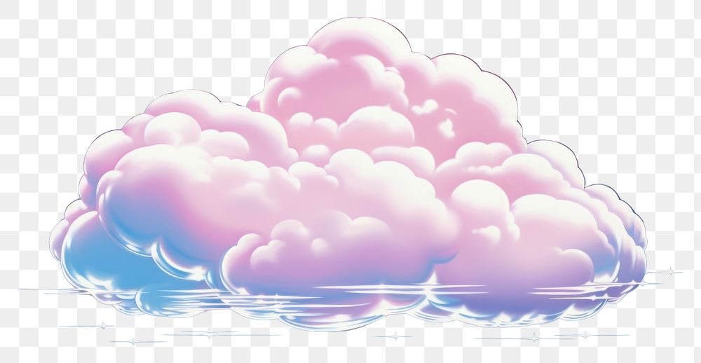PNG A subtle small Cloud isolated on clear solid background cloud nature sky. AI generated Image by rawpixel.