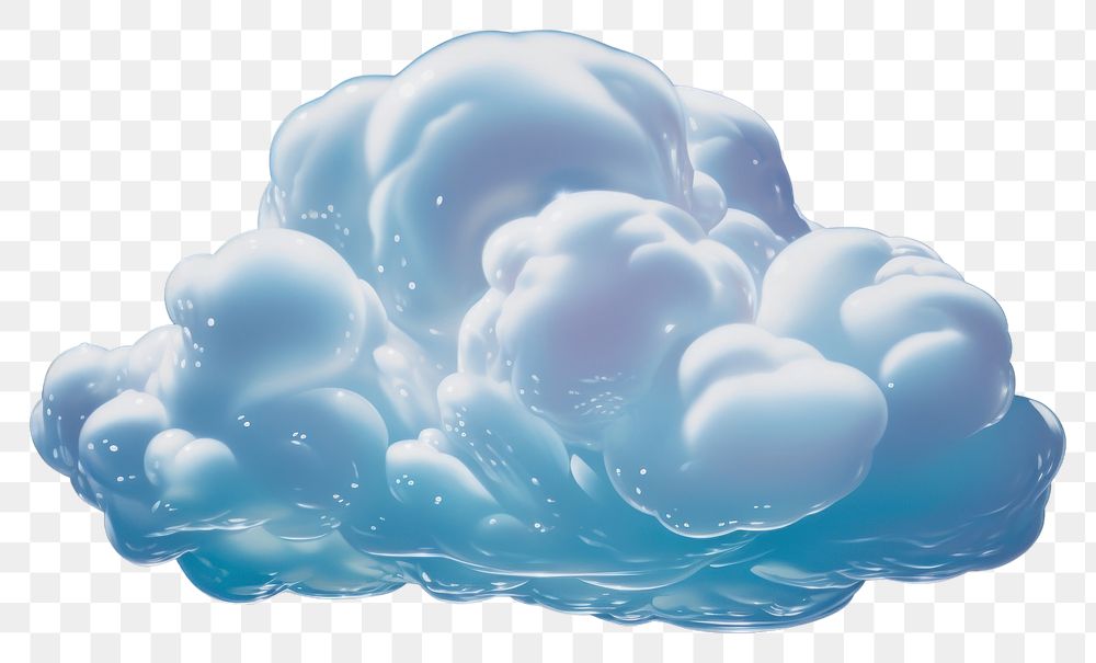 PNG A subtle wide small Cloud isolated on clear solid background nature cloud black background