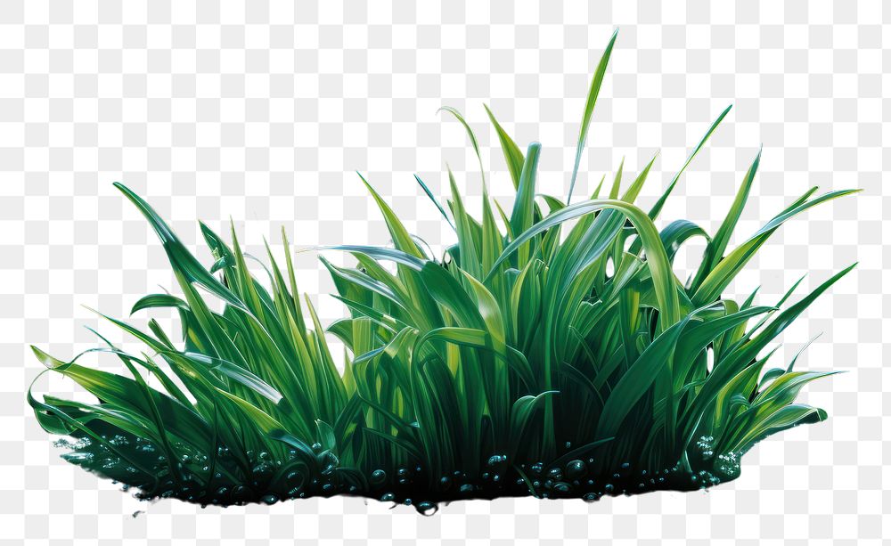 PNG A subtle wide small grass isolated on clear solid background outdoors nature plant. AI generated Image by rawpixel.