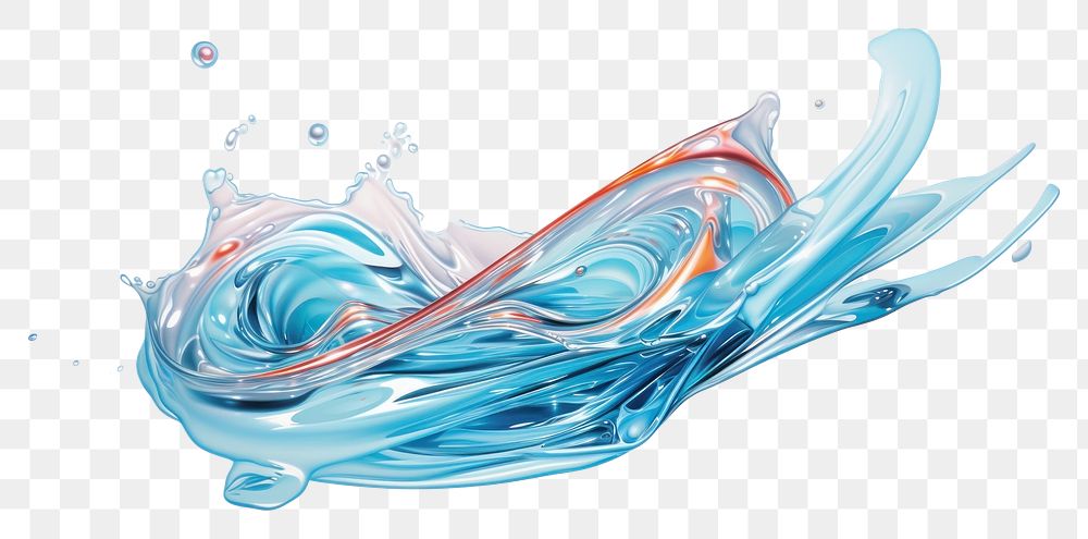 PNG Water swish isolated on clear solid background art simplicity splattered. AI generated Image by rawpixel.