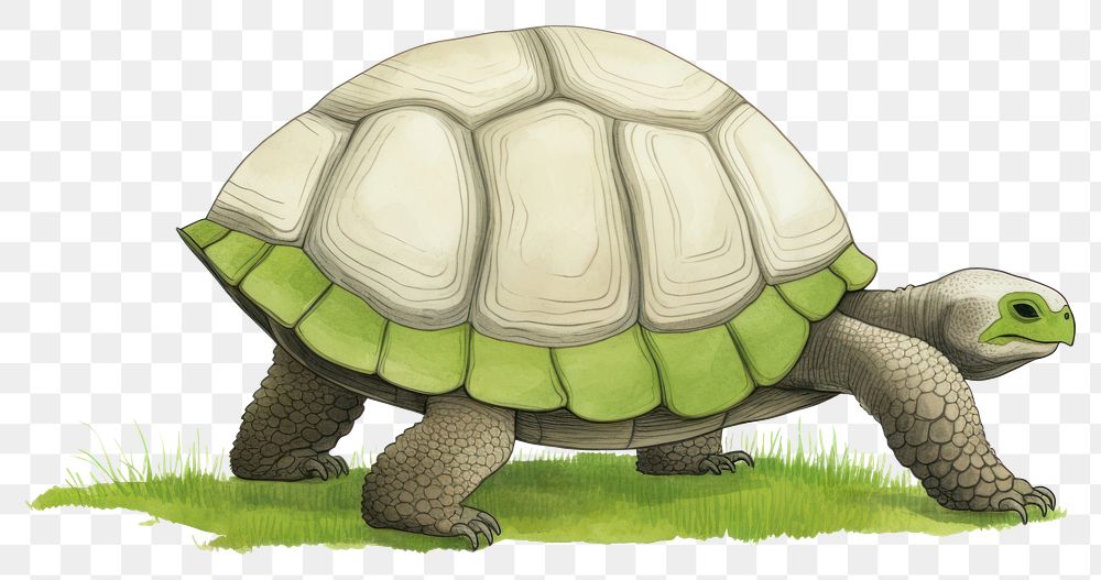 PNG Reptile drawing animal turtle. AI generated Image by rawpixel.
