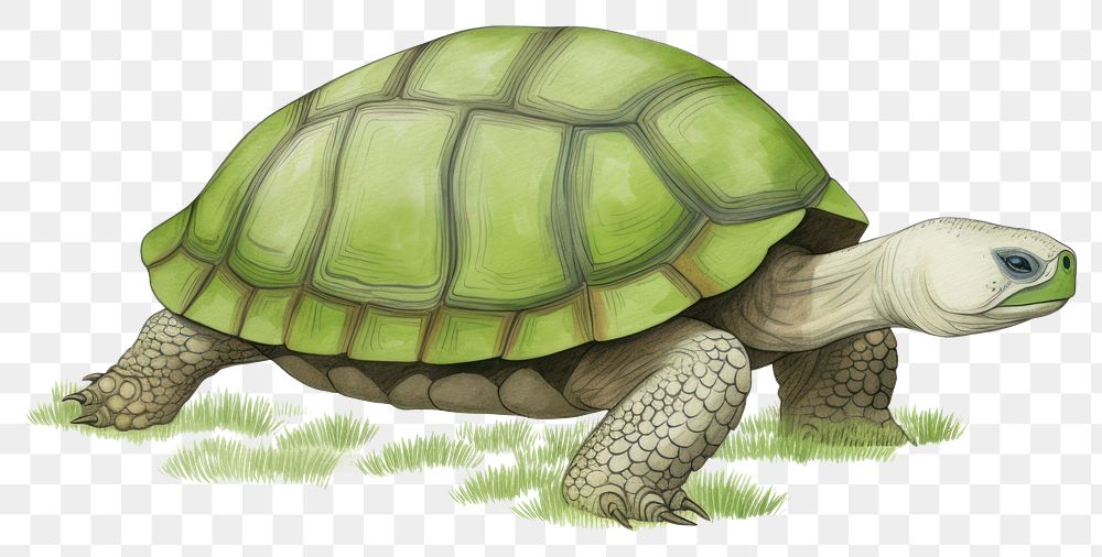 PNG Reptile drawing animal turtle. AI generated Image by rawpixel.