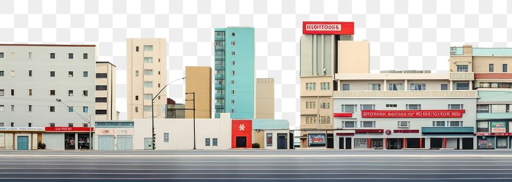 PNG  City buildings city architecture cityscape. AI generated Image by rawpixel.