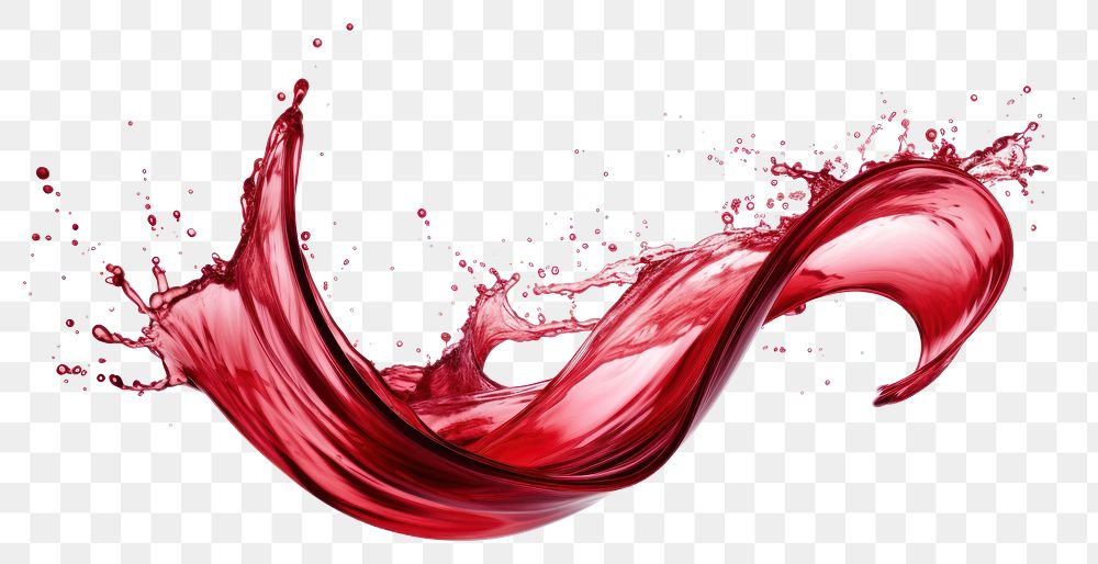 PNG Beautiful red color wine water swish refreshment splattered splashing. AI generated Image by rawpixel.