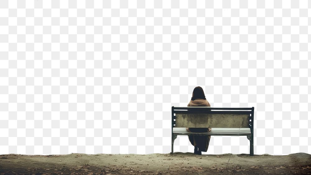 PNG A woman sitting on a bench reading a book lake outdoors nature. AI generated Image by rawpixel.
