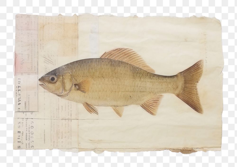 PNG Fish animal white background wildlife. AI generated Image by rawpixel.