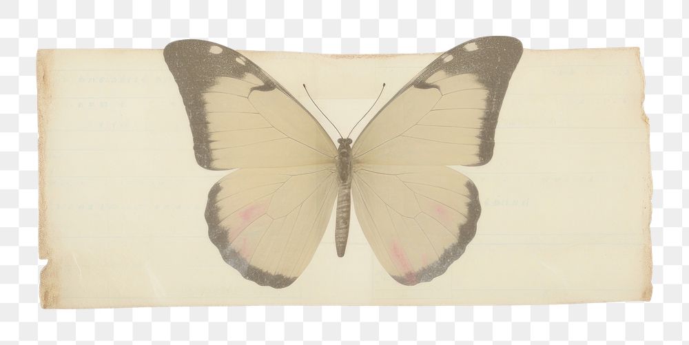 PNG Butterfly animal art white background. AI generated Image by rawpixel.