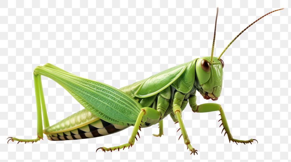 PNG Grasshopper animal insect white background. AI generated Image by rawpixel.
