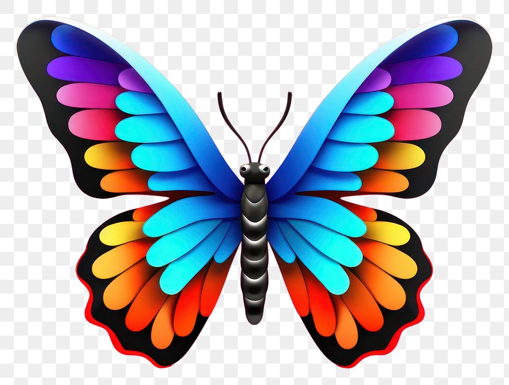 PNG Butterfly animal insect art. AI generated Image by rawpixel.