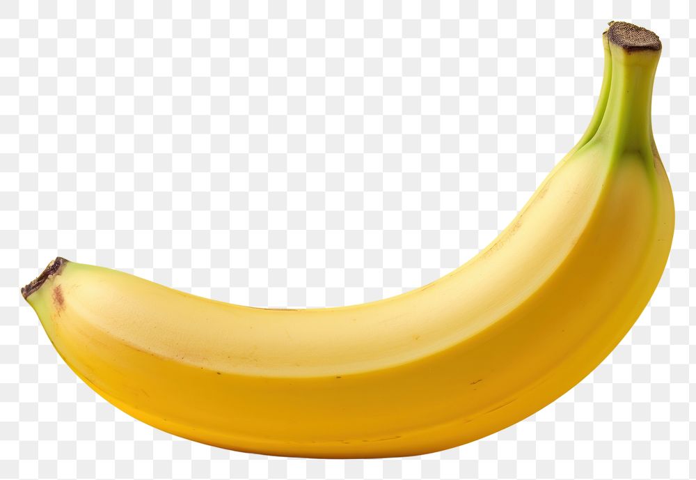 PNG  Half peeled Banana banana yellow fruit. AI generated Image by rawpixel.