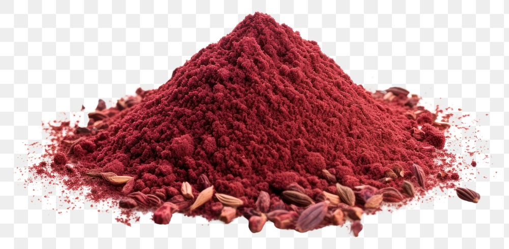 PNG Ground sumac spice food white background ingredient. AI generated Image by rawpixel.