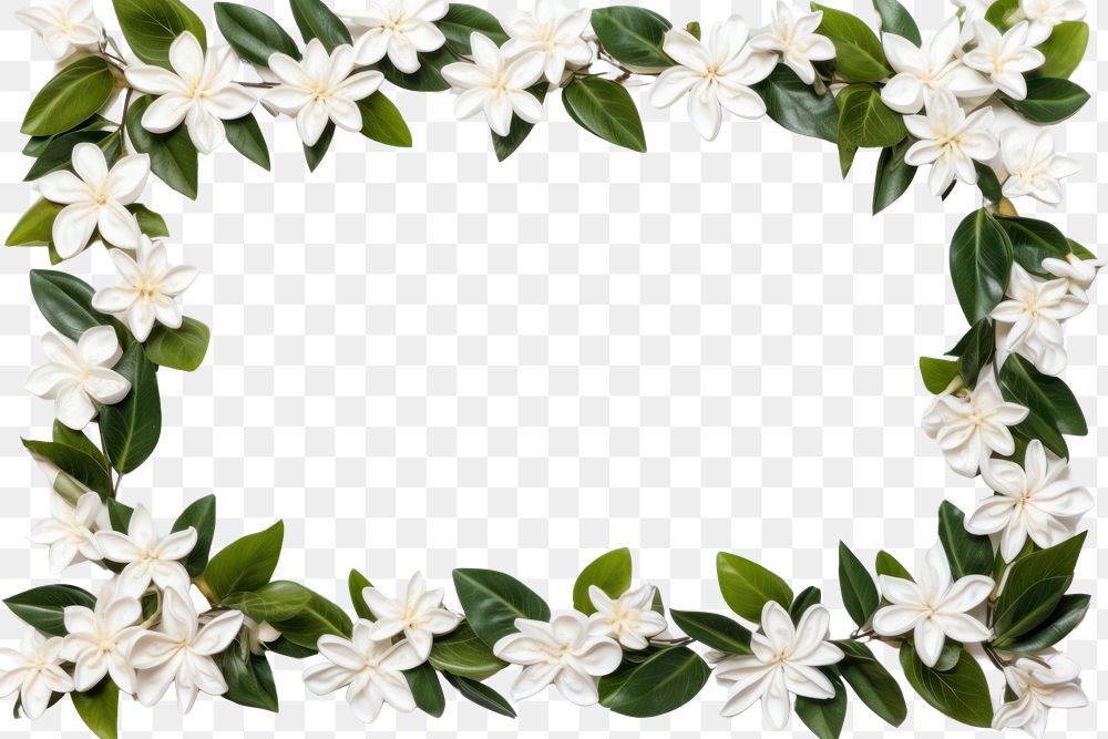 PNG Leaves an flowers backgrounds plant white. AI generated Image by rawpixel.