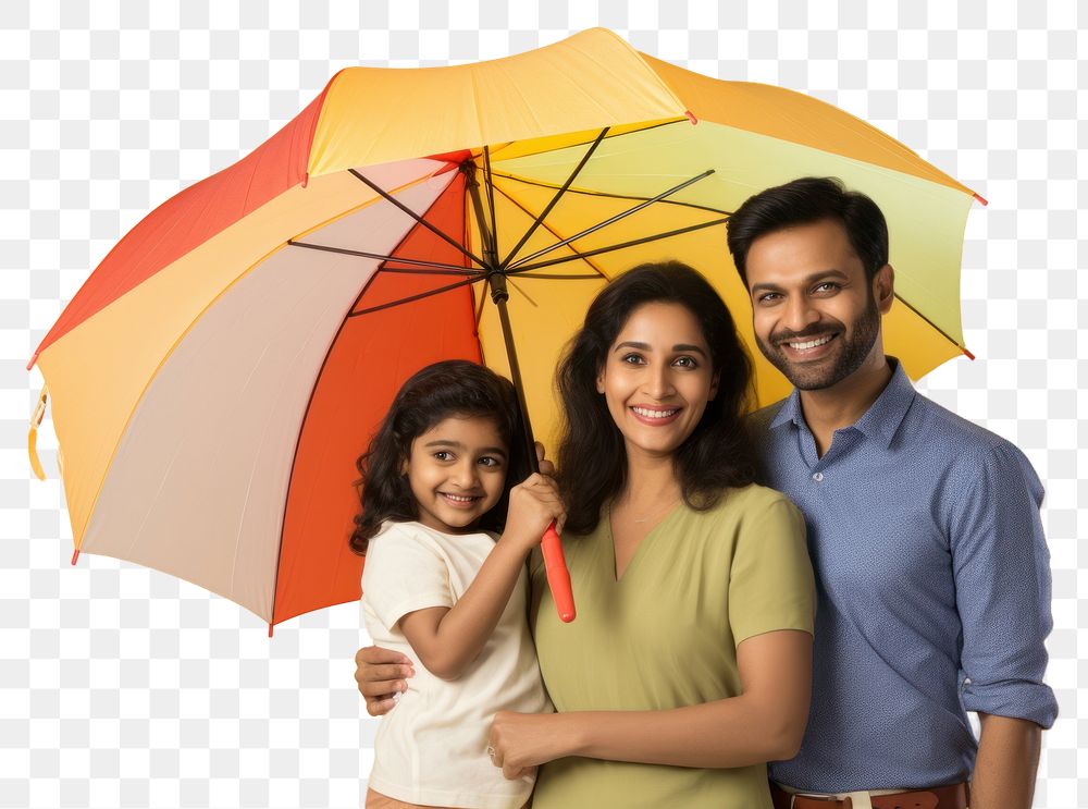 PNG Family standing umbrella portrait parent