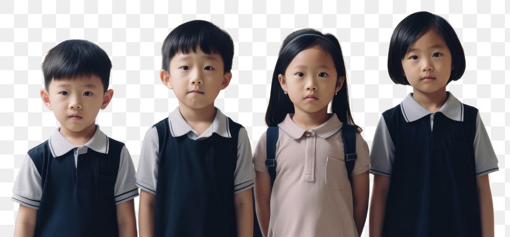 PNG Young asian children education standing portrait. AI generated Image by rawpixel.