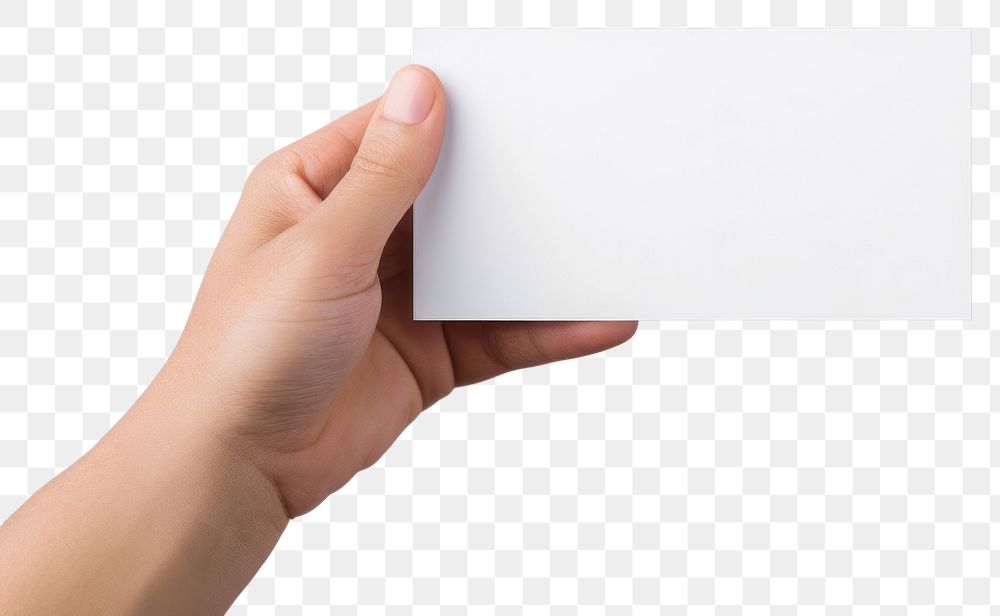 PNG  Hand holding white paper. AI generated Image by rawpixel.