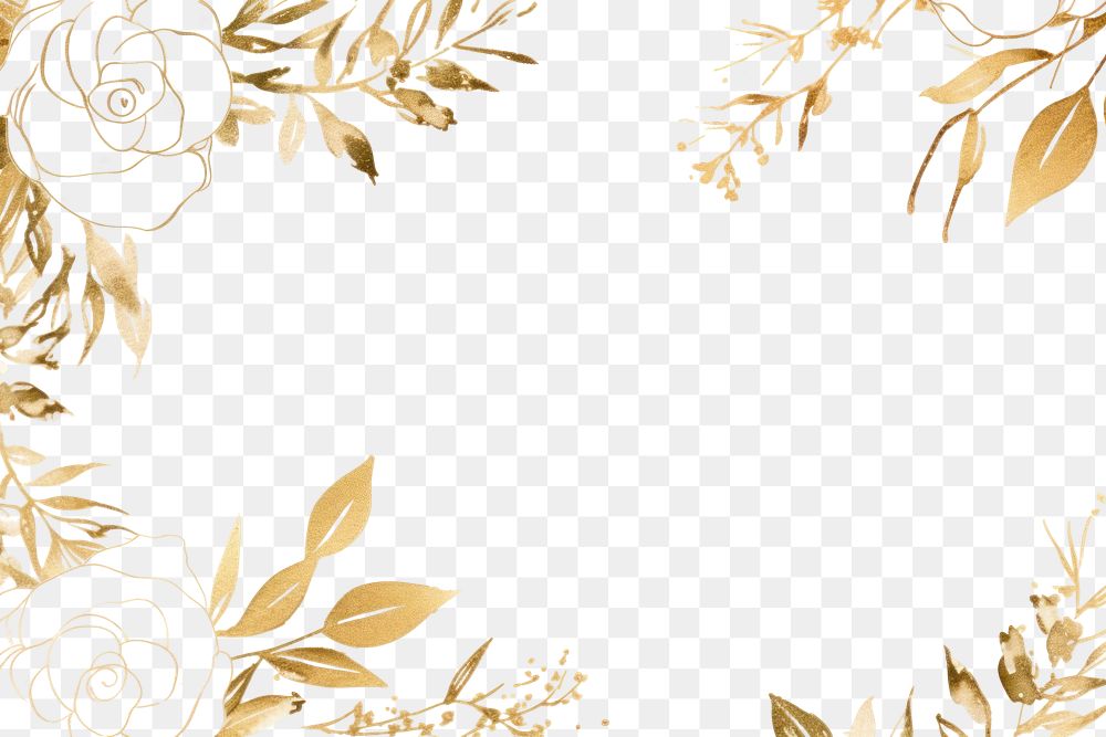 PNG Floral border frame backgrounds pattern paper