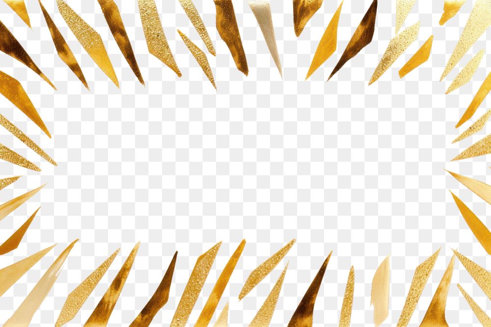 PNG Party flag border frame paper gold backgrounds. AI generated Image by rawpixel.