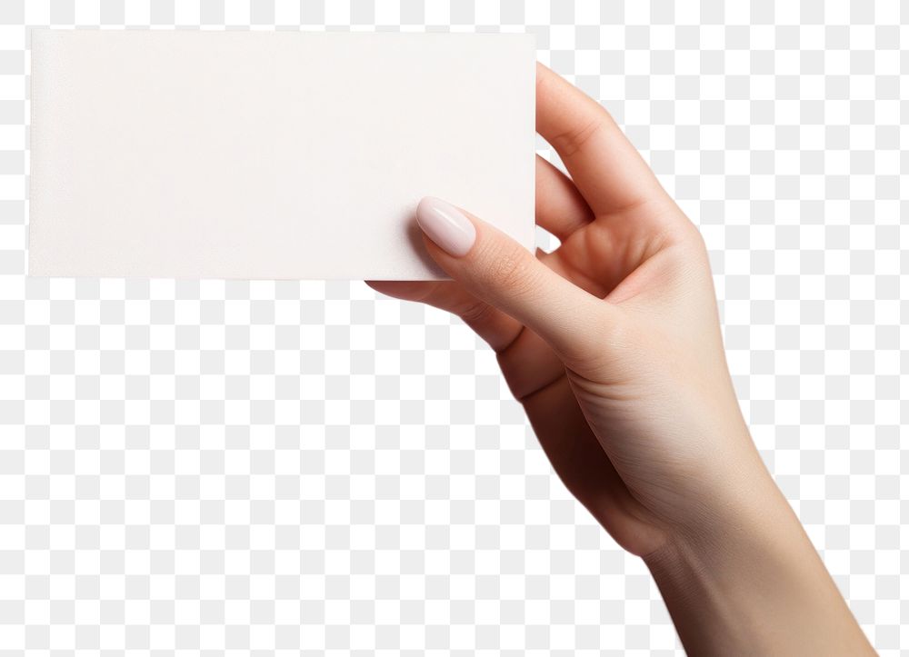 PNG  Hand envelope holding white. AI generated Image by rawpixel.