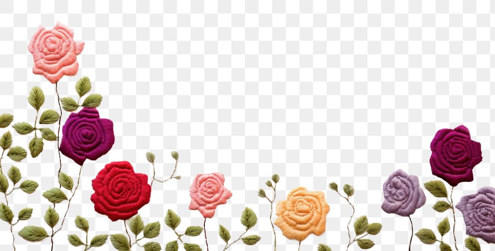 PNG Rose garden pattern backgrounds embroidery. AI generated Image by rawpixel.
