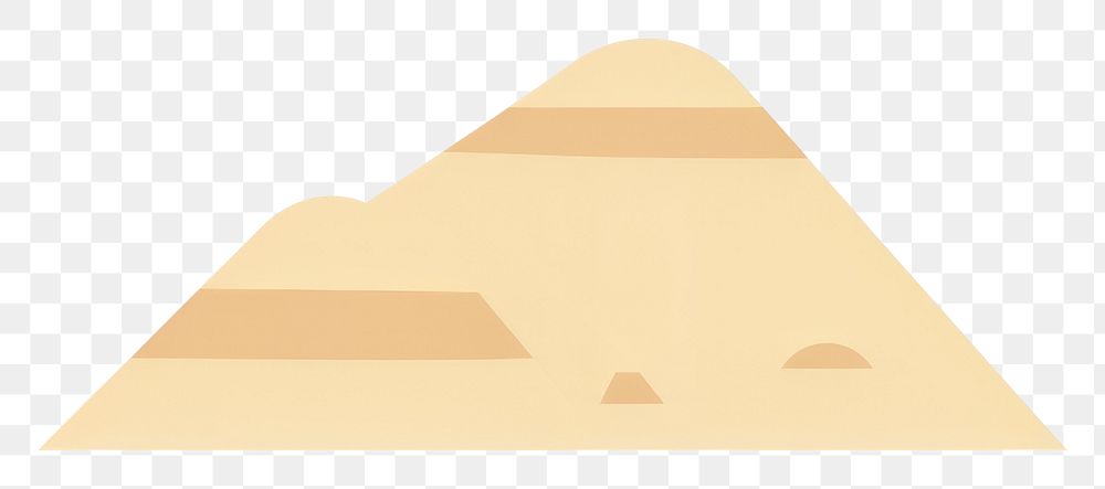 PNG  Desert pyramid architecture triangle. AI generated Image by rawpixel.